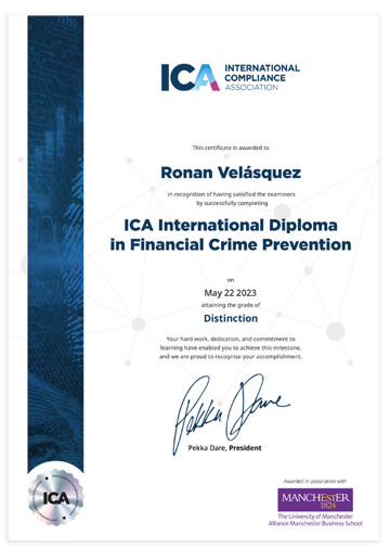 Ica Masters ICA Diplomas | Level 6 Advanced Qualification