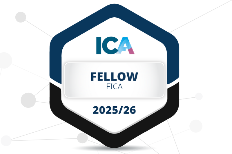 ICA Fellow Membership badge (FICA)