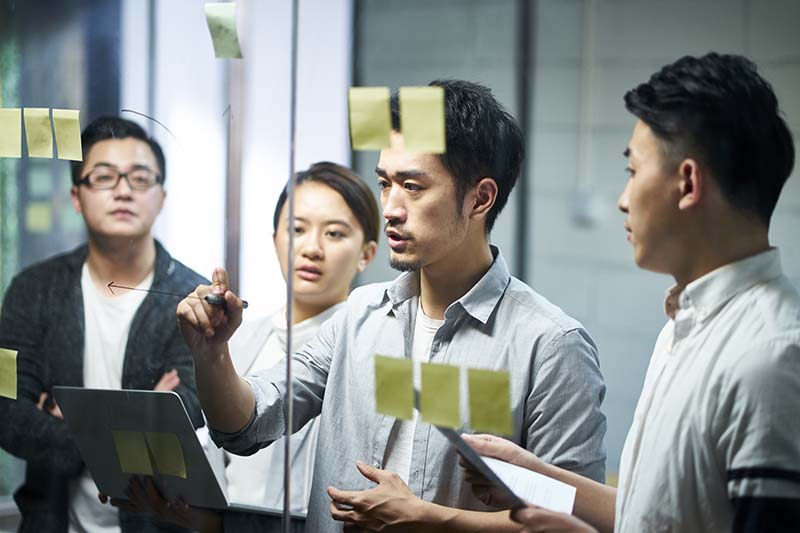 People working together