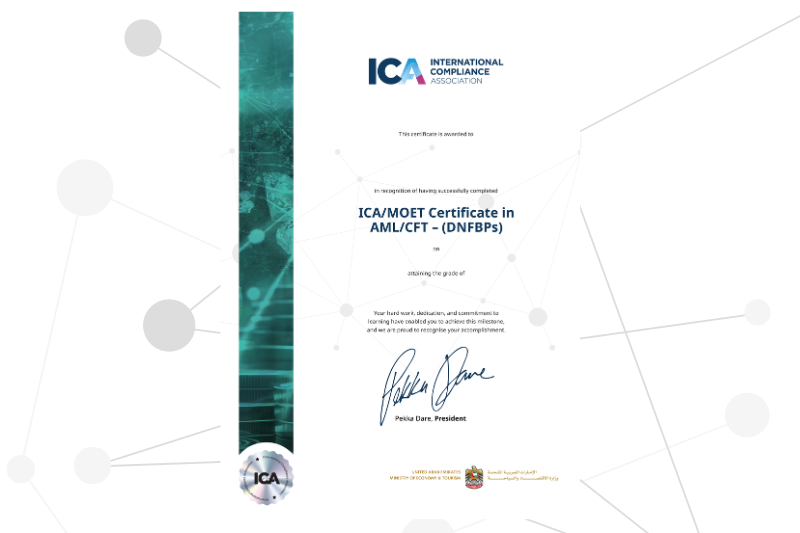 ICA/MOEc Certificate in AML/CFT